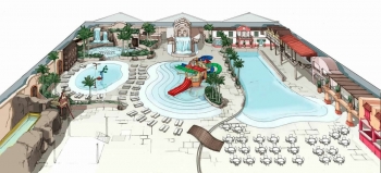 Aanleg zwembad Aqua Mexicana attractiepark Slagharen Aanleg zwembad Aqua Mexicana Slagharen