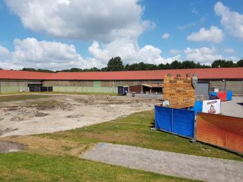 Bouw black Hill ranger path attractiepark slagharen