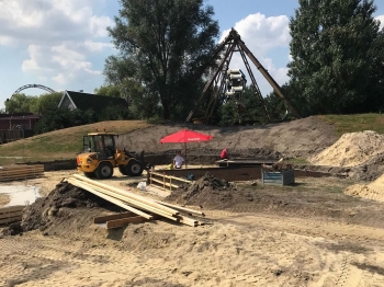 Bouwfoto's Black Hill Ranger Path Bouw black Hill ranger path attractiepark slagharen