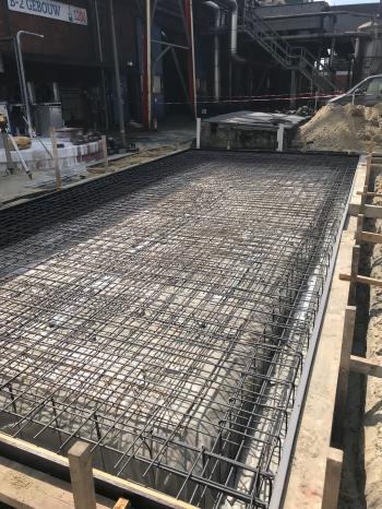 Betonvloer voor tanks  Klazienaveen