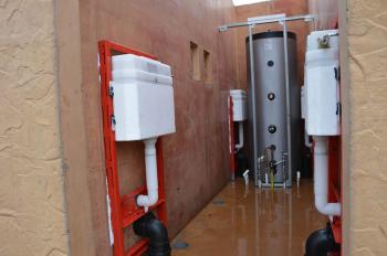 Sanitair units attractiepark Slagharen