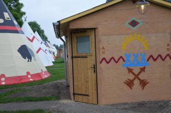 Sanitair units attractiepark Slagharen