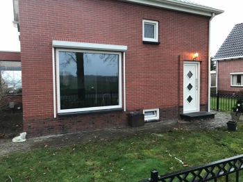 In Emmer-Compascuum een woning voorzien van kunstofkozijnen
